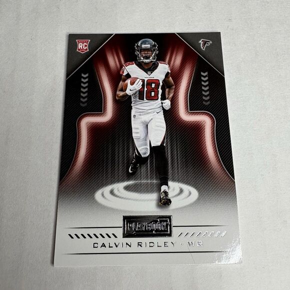 2018 Panini Playbook Calvin Ridley #104 Rookie Card RC Falcons Titans - Picture 1 of 7